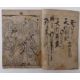 Zwei Kibyoshi Japan, E. 18. Jh. Jeweils fünf Doppelseiten mit Text in den Bildflächen. Einfarbige - Bild 2 aus 5