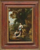 Waterschoot, Heinrich van Wäscherinnen an einer Felsenquelle am Waldrand (Antwerpen geb.-1748 od.