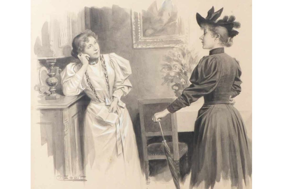Zopf, Carl Drei humoristische Genredarstellungen (Neuruppin 1858-1944 München) 1) Alter Mann spricht - Bild 2 aus 4