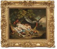 Brueghel, Jan d. J. - Werkstatt bzw. direkte Nachfolge Diana von Satyrn belauscht Antwerpen, um