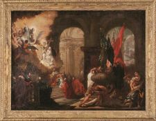 Bellucci, Antonio Die Bitte des Dogen Nicolò Contarini an Lorenzo Giustiniani (Pieve di Soligo