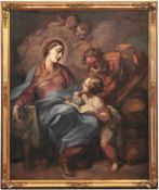 Balestra, Antonio Heilige Familie (Verona 1660-1740 ebd.) Öl/Lwd. 155,5 x 128,5 cm. - Mattia Vinco