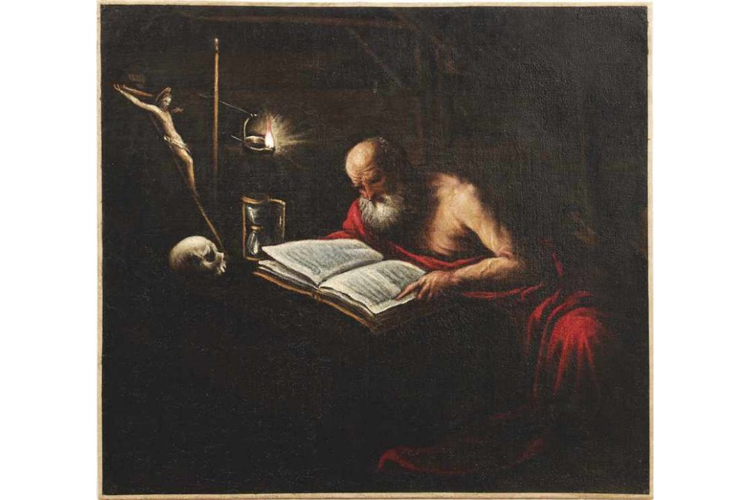 Bassano, Leandro (Attrib.)Der heilige Hieronymus(Bassano del Grappa 1557-1622 Venedig) Venedig,
