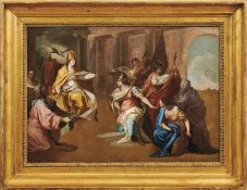 Conca, Sebastiano (Attrib.)Audienz beim Papst(Gaeta 1680-1764 Neapel) Öl/Lwd., doubl. 52,5 x 74