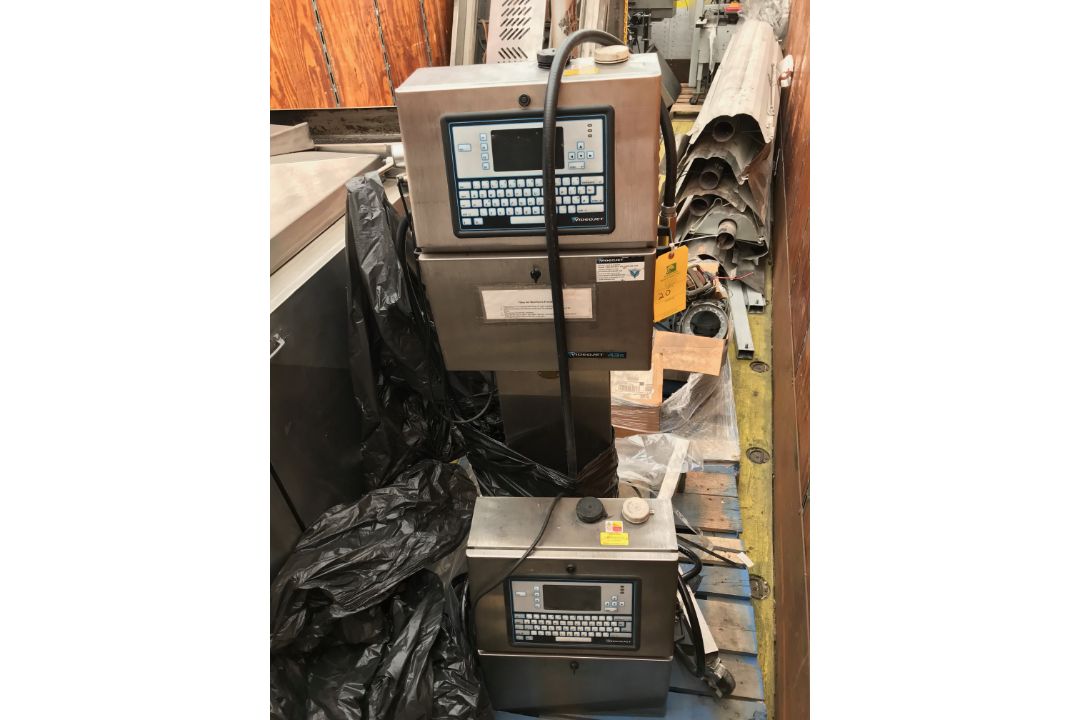 (2) Video Jet Printers, Model 43S, Rigging Fee $200 - Image 1 of 4
