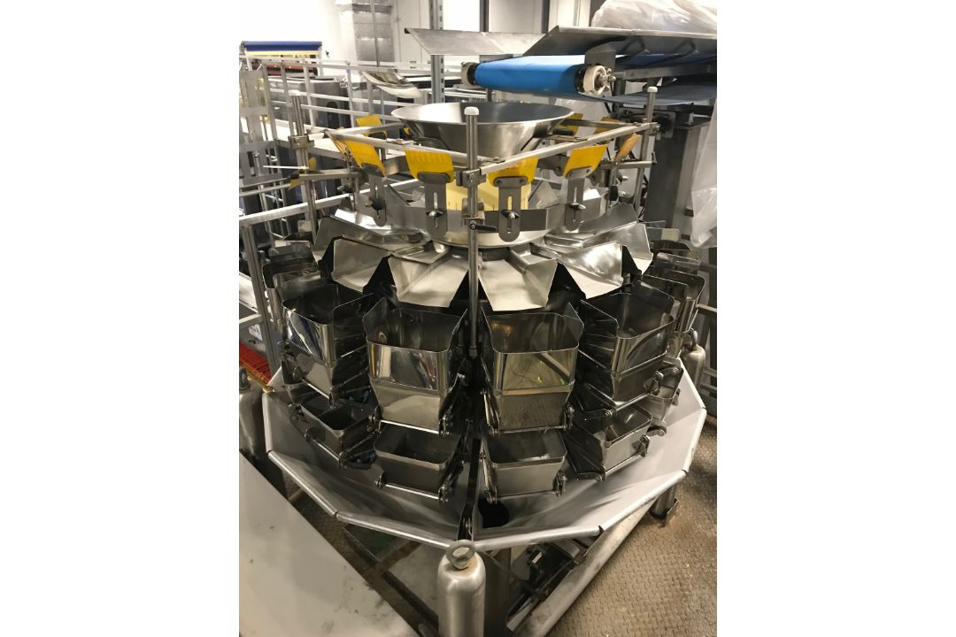 Ilapak Weightronic 14-30 EDA Weigher, 14 Heads, 60 HZ, Single Phase, 230 Volts, Serial# 0680880028; - Image 1 of 6