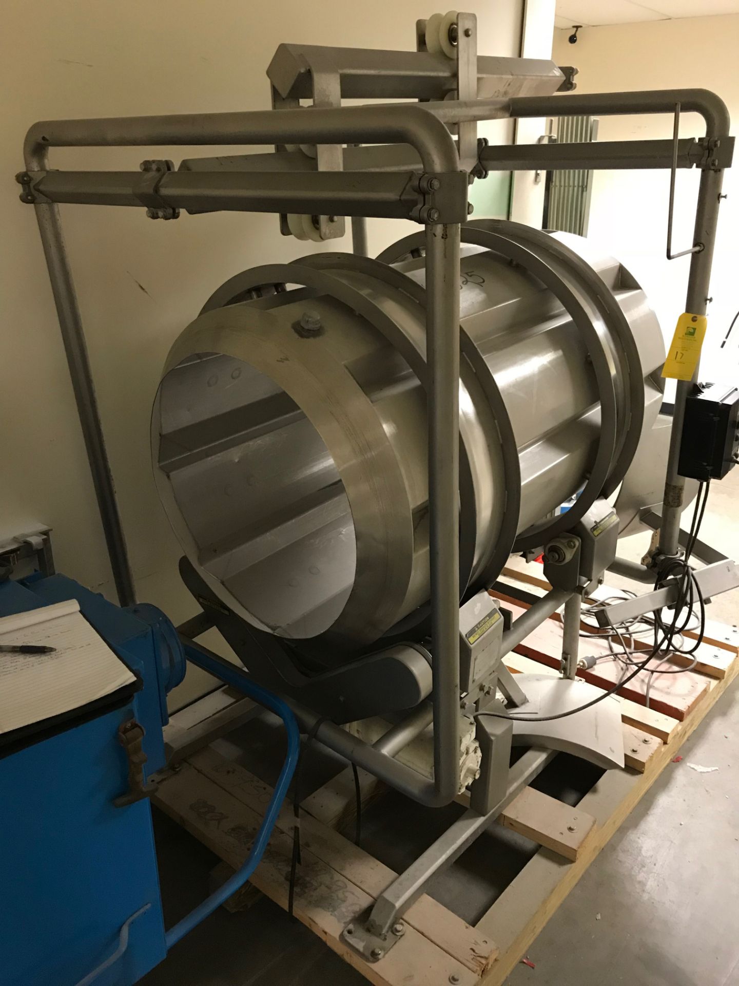 Allen Systems Coating Drum/ Tumbler, 48" Long x 31" Diameter, Rigging Fee $300 - Image 2 of 5