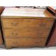 A reproduction walnut chest with six graduated drawers on bracket feet together with another chest - Image 3 of 3