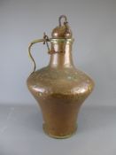 A Large Portuguese Copper Ewer, approx 64 cms.