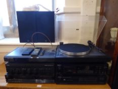 An Audio Sound System, comprising Arcam Delta 90.2 Amplifier; JVC Nicam HR-D750 EK VHS Recorder;