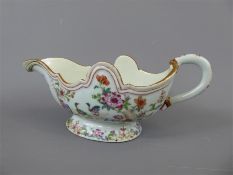 Antique Famille Vert Gravy/Sauce Boat.