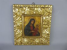 Greek Orthodox Painted Panel.