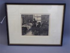 Robert Stanley G Dent (1909-1991) Dry Point Etching.