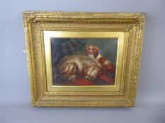George Armfield - Two King Charles Spaniels