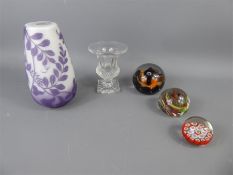 Three Glass Pieces