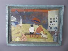 Gwyneth Johnstone 20th Century Oil on Board.