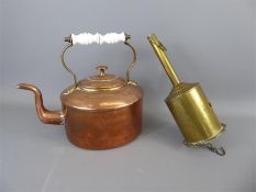 Antique Brass Bottle Jack.