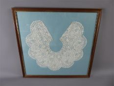 A Victorian Lace Dress Collar.