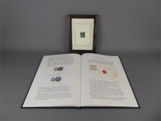 A Penny Black Stamp in Frame.