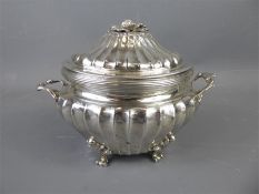 A 19th Century Russian Silver Caviar Bowl
