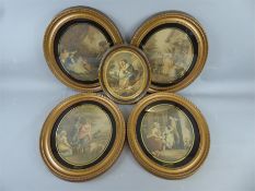 Four Francesco Bartolozzi (1727-1815) Prints.