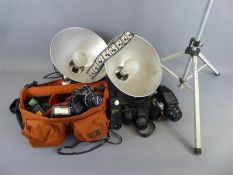 A Quantity of Vintage Camera's