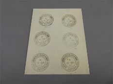 GB 1937 (? specimen) Envelope with Manu Forti Motto.