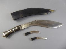 An Indian Souvenir Khukuri Set.