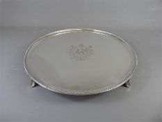 A Georgian Silver Salver
