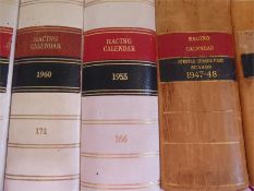 Vintage Racing Form Books dated 1951, 1955 and 1960