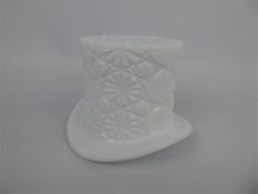 A Charming Victorian Cut Glass Top Hat