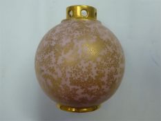A 19th Century Blush Pink Royal Worcester Vase