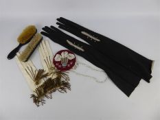 A Stylish Pair of Black Kid Lady's Gloves