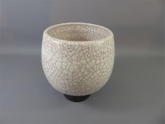 A Stoneware Pottery Footed Bowl