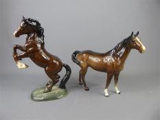 A Pair of Vintage Beswick Horses