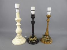 Three Table Lamps