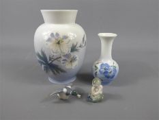 Two Royal Copenhagen Plates with 