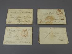 1834-36 Letters from Lords Newcastle, Clinton and Lincoln