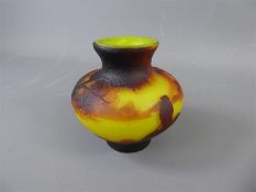 Muller Fres Luneville French Cameo Glass