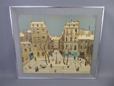 After Michel DeLacroix Print on Canvas