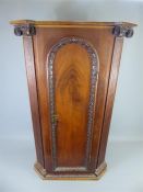 An Antique Single Mahogany and Oak Cupboard