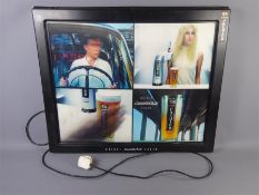 A Carling Premier Lager Three Dimensional Illuminating Advertising Sign