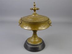 A Brass Pugin Style Communion Vessel