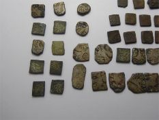 Rare and Ancient Indian Silver and Copper Karshapana