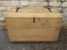 A Large Vintage Pine Chest