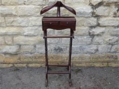 A Mahogany Suit Stand