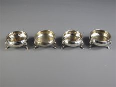 A Pair Georgian Silver Salts