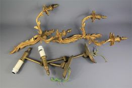 A Pair of French Rococo-Style Wall Lights