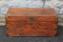 An Antique Mahogany Chart.