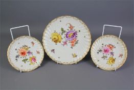 A Quantity of Meissen Porcelain Side Plates.